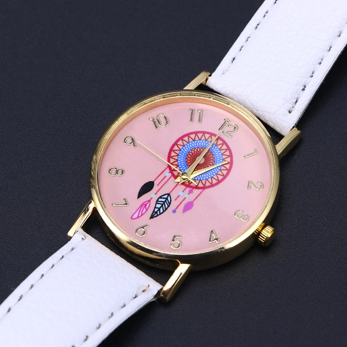 Women Quartz Dream Catcher Bracelet Watch White Elegant Simple for Valentine Christmas Birthday
Women Quartz Dream Catcher Bracelet Watch White Elegant Simple for Valentine Christmas Birthday