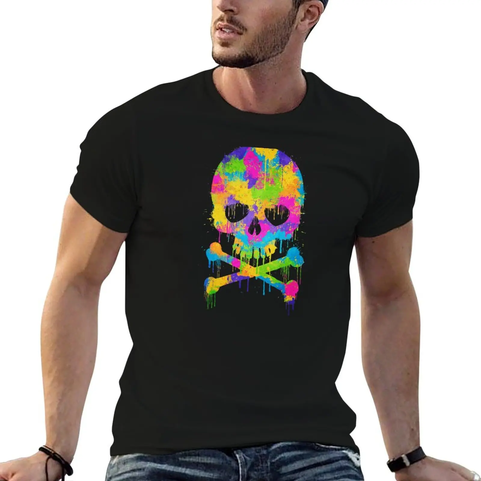 Abstract Trendy Graffiti Watercolor Skull T-Shirt funny t shirts man t shirt man plain mens graphic t shirts T-shirt
Abstract Trendy Graffiti Watercolor Skull T-Shirt funny t shirts man t shirt man plain mens graphic t shirts T-shirt