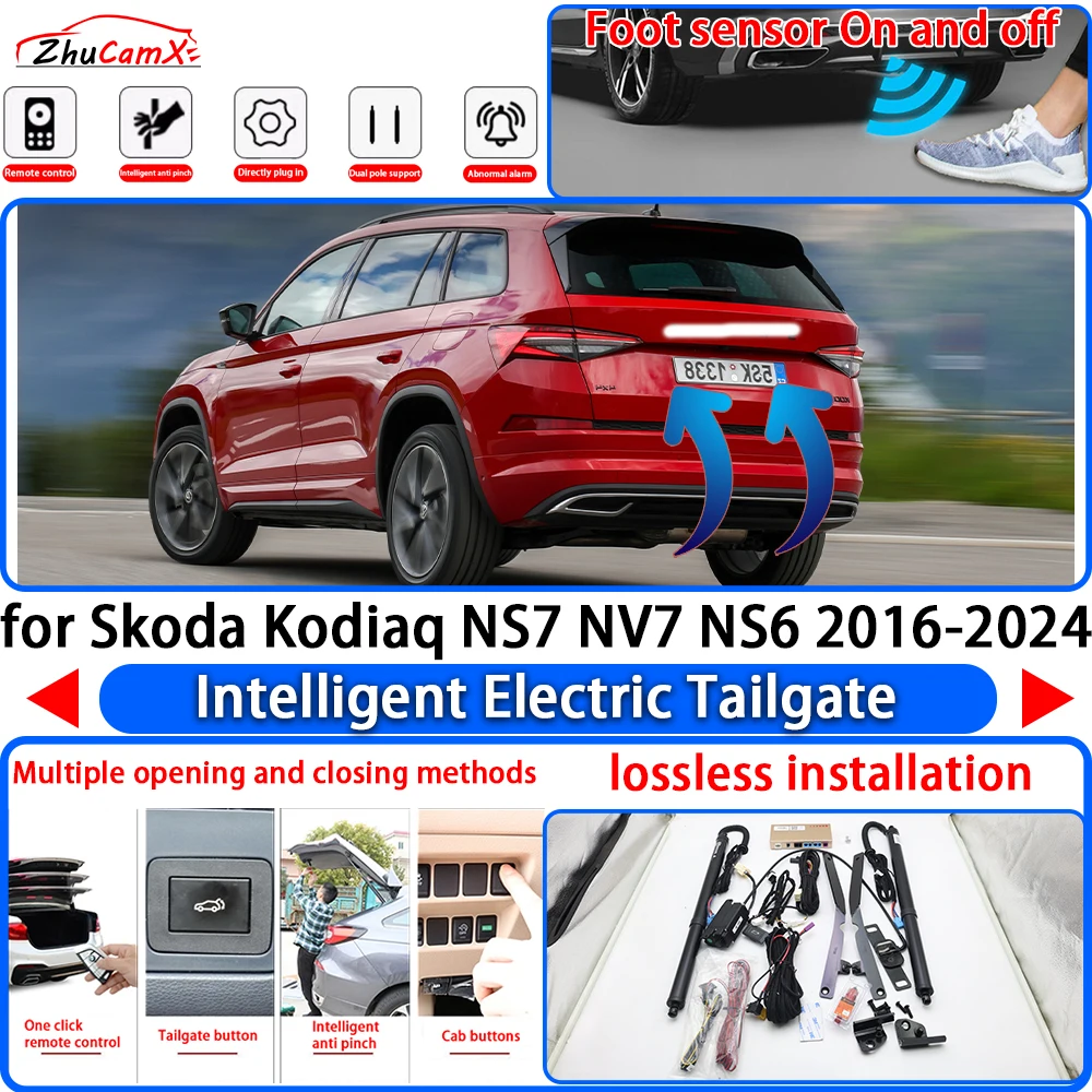 for Skoda Kodiaq NS7 NV7 NS6 2016-2024 Power Liftgate Trunk Electric Suction Tailgate Intelligent Tail Gate Lift Strut System
for Skoda Kodiaq NS7 NV7 NS6 2016-2024 Power Liftgate Trunk Electric Suction Tailgate Intelligent Tail Gate Lift Strut System