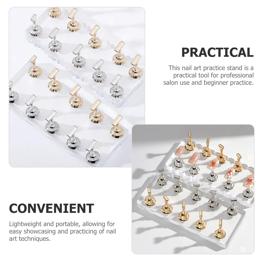 1 set 1 Set Practice Press On Tips With Base Lightweight Portable Durable Rust Resistant Salon Home Use Design Tool For Manicure
1 set 1 Set Practice Press On Tips With Base Lightweight Portable Durable Rust Resistant Salon Home Use Design Tool For Manicure