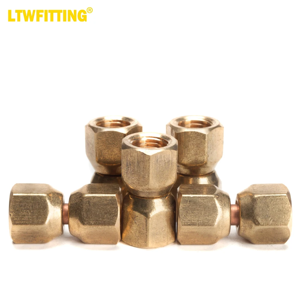 LTWFITTING Brass 1/4" OD Flare Forged Swivel Nut Union,Brass Flare Tube Fitting(Pack of 5)
LTWFITTING Brass 1/4" OD Flare Forged Swivel Nut Union,Brass Flare Tube Fitting(Pack of 5)
