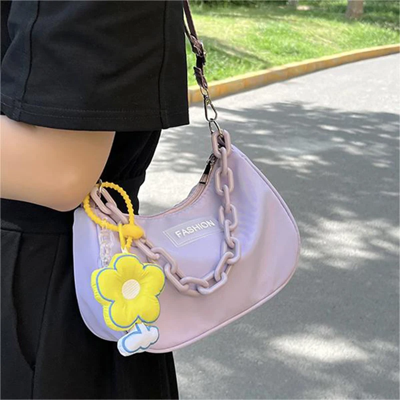 Women's Nylon Small Bag Fashion Handheld One Shoulder Chain Small Square Bag
Women's Nylon Small Bag Fashion Handheld One Shoulder Chain Small Square Bag