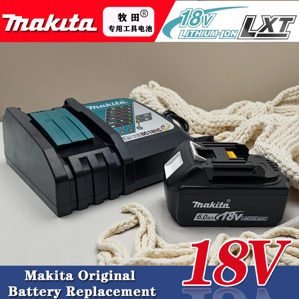 6.0Ah Makita 18V Battery, 6000mAh Ultra Powerful, Perfect for Grass Trimmer/Blower/Lawn Mower
6.0Ah Makita 18V Battery, 6000mAh Ultra Powerful, Perfect for Grass Trimmer/Blower/Lawn Mower