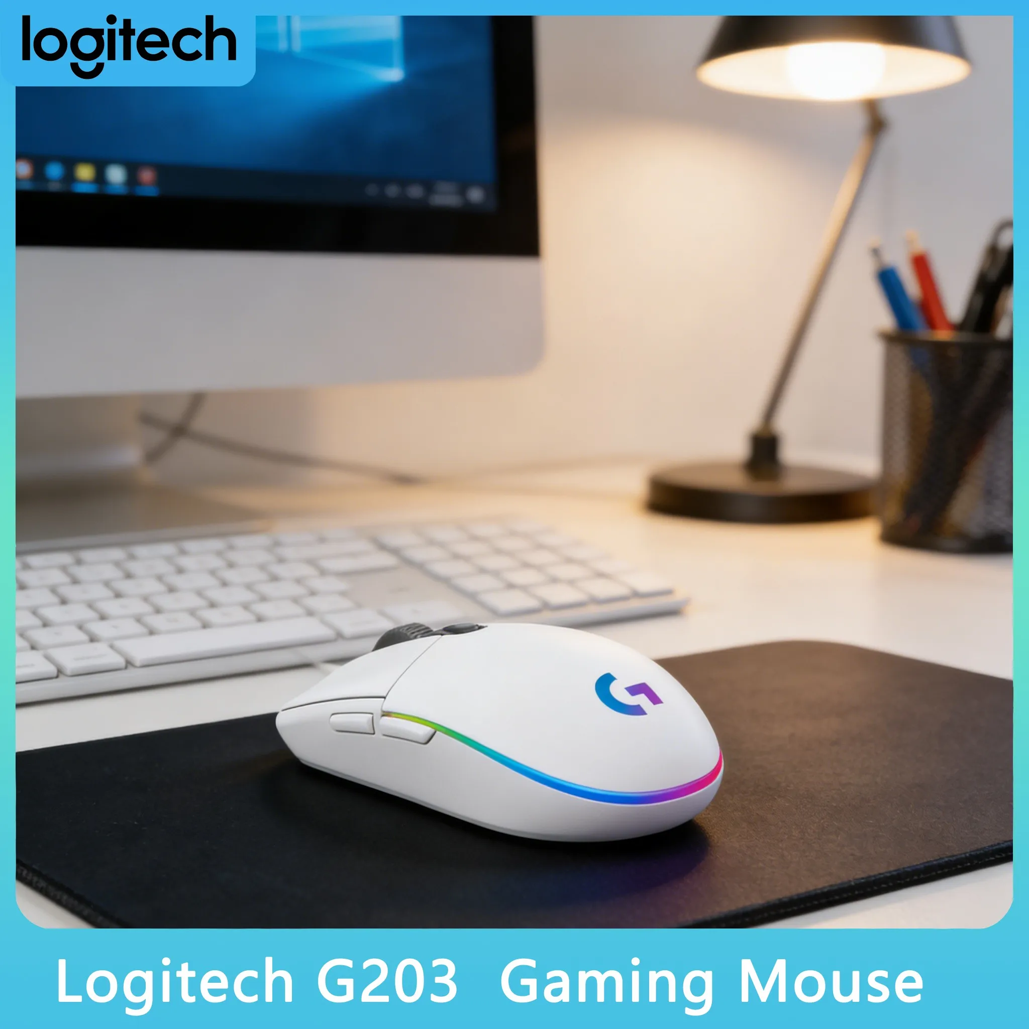 Wireless Mouse Logitech G203 Comfort Ergonomic Design
Wireless Mouse Logitech G203 Comfort Ergonomic Design