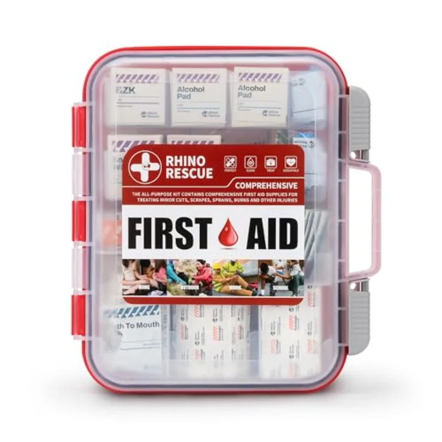371 Pieces OSHA All-Purpose First Aid Kit, 100-Person Home and Office Professional Medical Supplies, Ideal for Emergency, Schoo
371 Pieces OSHA All-Purpose First Aid Kit, 100-Person Home and Office Professional Medical Supplies, Ideal for Emergency, Schoo