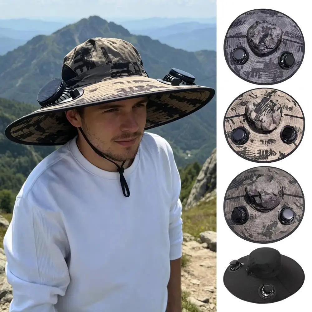 Solar Fan Hat Dual Rechargeable Fans Wear-Resistant Sun Protection Outdoor Cooling Cap Summer Beach Fishing
Solar Fan Hat Dual Rechargeable Fans Wear-Resistant Sun Protection Outdoor Cooling Cap Summer Beach Fishing