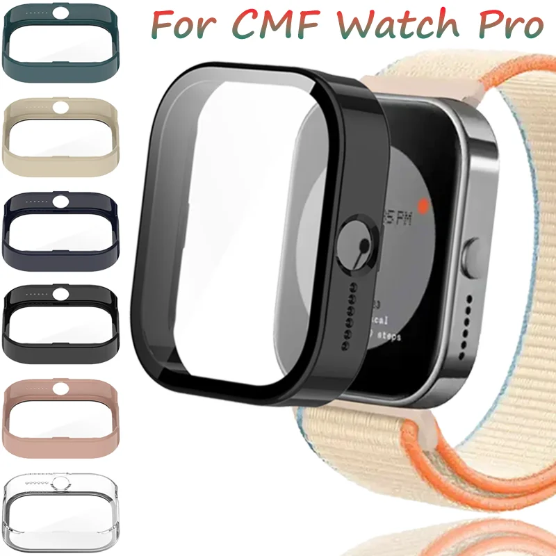 Чехол для ПК + закаленное стекло HD для CMF Watch Pro, полный защитный чехол для экрана от столкновений для CMF Watch Pro, защитный чехол-бампер
Чехол для ПК + закаленное стекло HD для CMF Watch Pro, полный защитный чехол для экрана от столкновений для CMF Watch Pro, защитный чехол-бампер