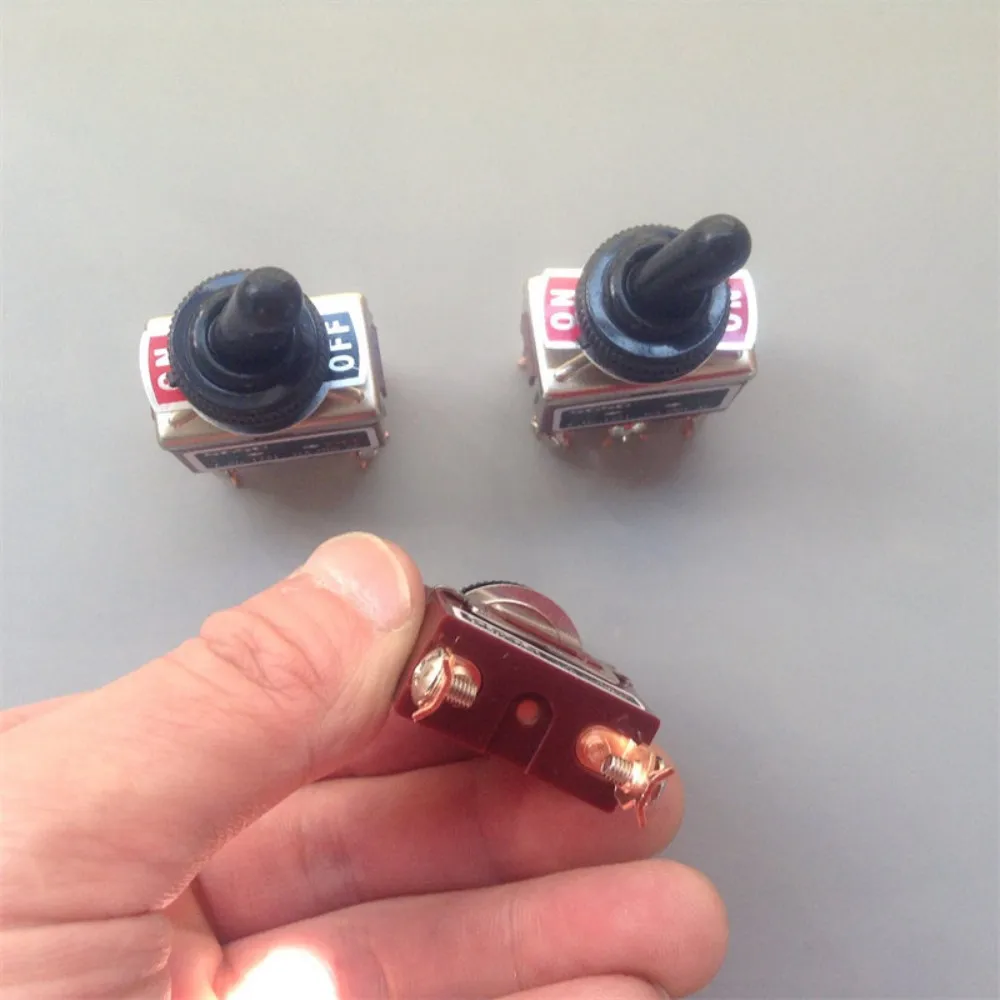 2/4/6Pin Waterproof Toggle Switch Copper Base Remote Control Boat Button Switch Silver Contact 32A High Current Swing Arm Switch
2/4/6Pin Waterproof Toggle Switch Copper Base Remote Control Boat Button Switch Silver Contact 32A High Current Swing Arm Switch