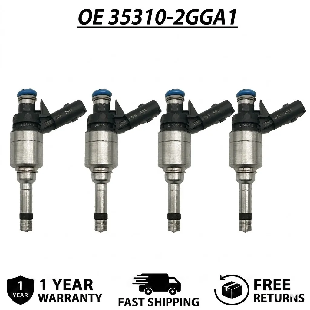 4Pcs Brand New Auto Fuel Injectors 35310-2GGA1 FJ1438 For Hyundai Sonata Santa Fe Kia Optima Sportage 2.4L Engine Nozzle Valve
4Pcs Brand New Auto Fuel Injectors 35310-2GGA1 FJ1438 For Hyundai Sonata Santa Fe Kia Optima Sportage 2.4L Engine Nozzle Valve