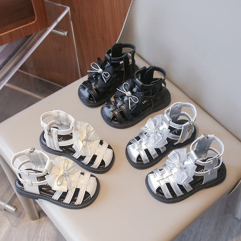 Girls Weave Gladiator Sandals with Lace Bow-knot Toes Capped Non‑slip Children Summer Beach Shoes Kids High Top Princess Sandals
Girls Weave Gladiator Sandals with Lace Bow-knot Toes Capped Non‑slip Children Summer Beach Shoes Kids High Top Princess Sandals