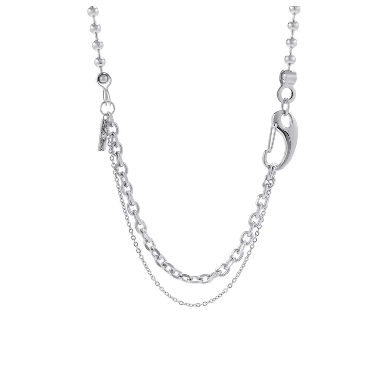 Japanese Titanium Steel Double Layered Necklace Men's and Women's Niche Design Sweater Chain Street Fashion Trend Accessories
Japanese Titanium Steel Double Layered Necklace Men's and Women's Niche Design Sweater Chain Street Fashion Trend Accessories