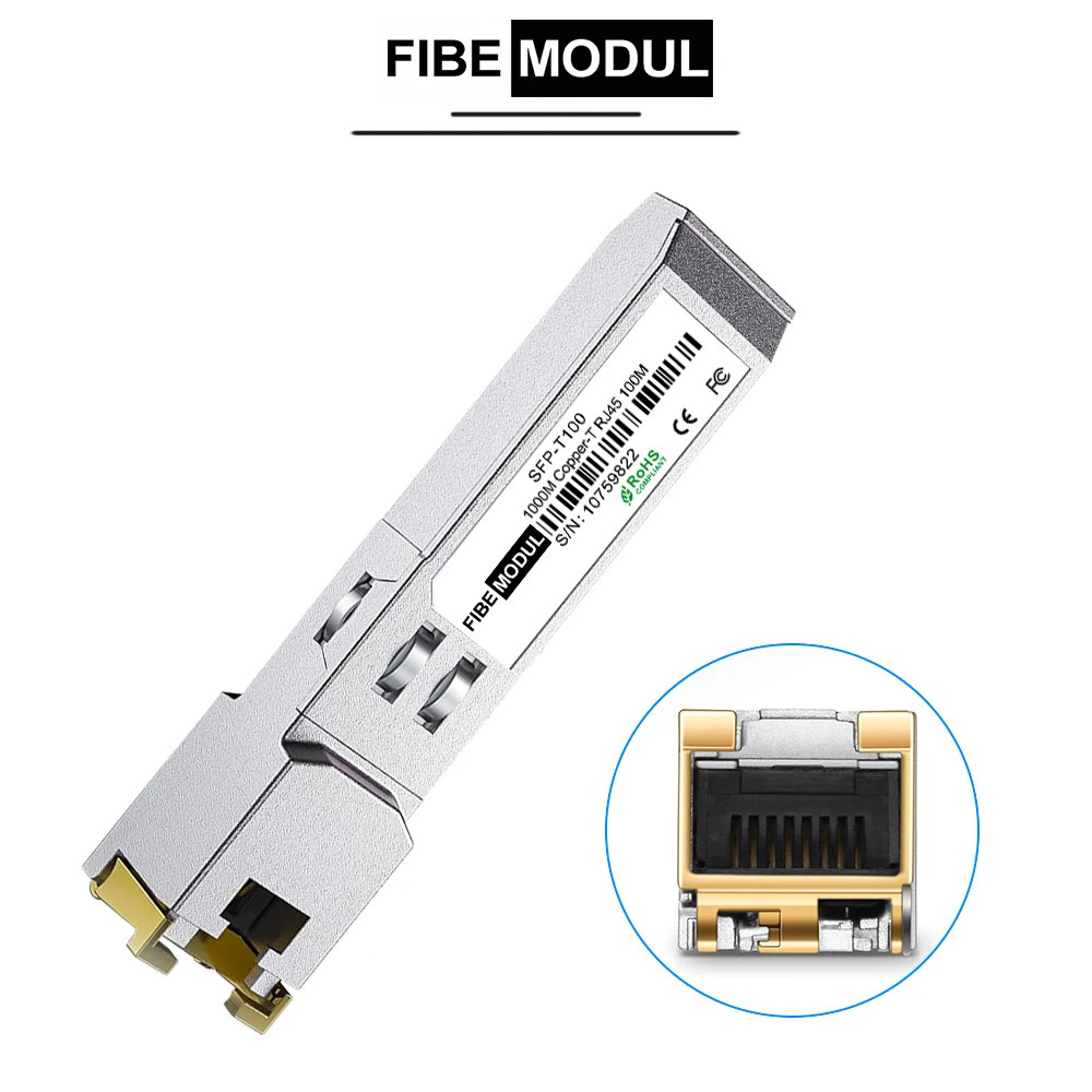 2.5G SFP Module, SFP To RJ45 2.5G, Copper Module Ethernet Transceiver Module Compatible with Cisco/Mikrotik Ethernet Switch
2.5G SFP Module, SFP To RJ45 2.5G, Copper Module Ethernet Transceiver Module Compatible with Cisco/Mikrotik Ethernet Switch