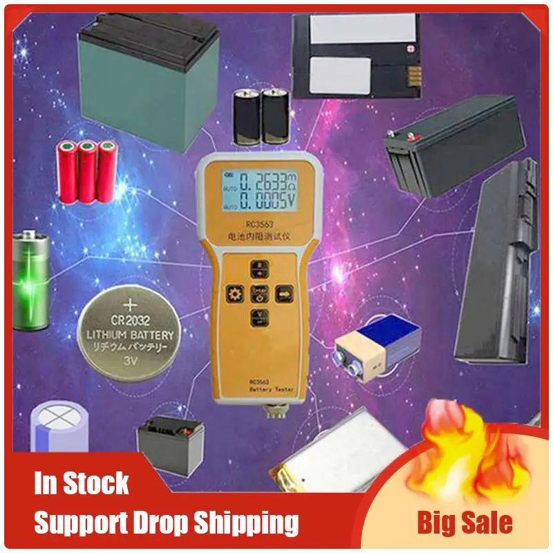 A70U New RC3563 Battery Internal Resistance Voltage 3-Digit Battery Tester True Four-Wire AC Lithium Battery Detector
A70U New RC3563 Battery Internal Resistance Voltage 3-Digit Battery Tester True Four-Wire AC Lithium Battery Detector