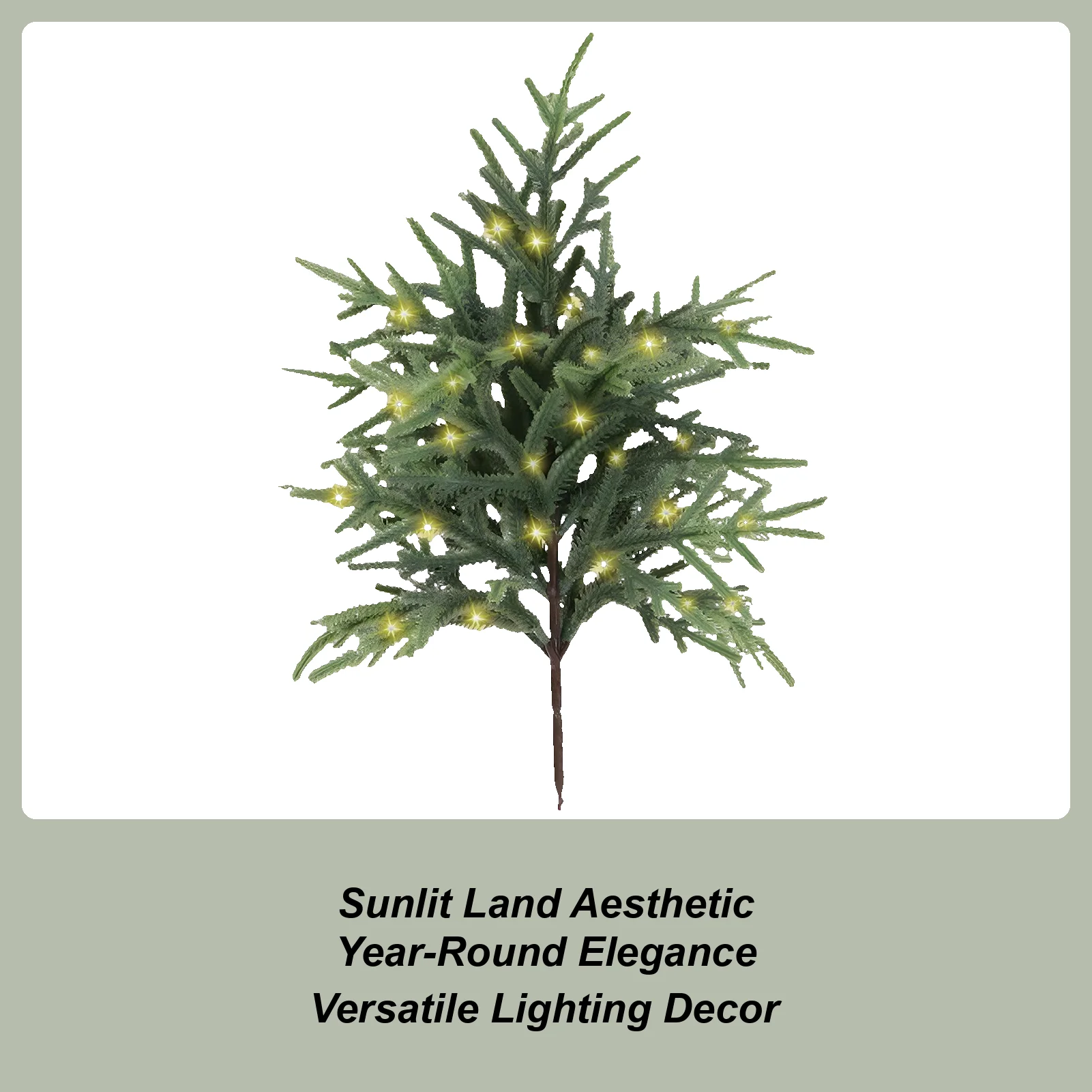 Сосновые ветки, украшения для стола, зеленые растения со светодиодной подсветкой, рождественские сосновые ветки с теплым светом для наружных крыльев в помещении
Сосновые ветки, украшения для стола, зеленые растения со светодиодной подсветкой, рождественские сосновые ветки с теплым светом для наружных крыльев в помещении