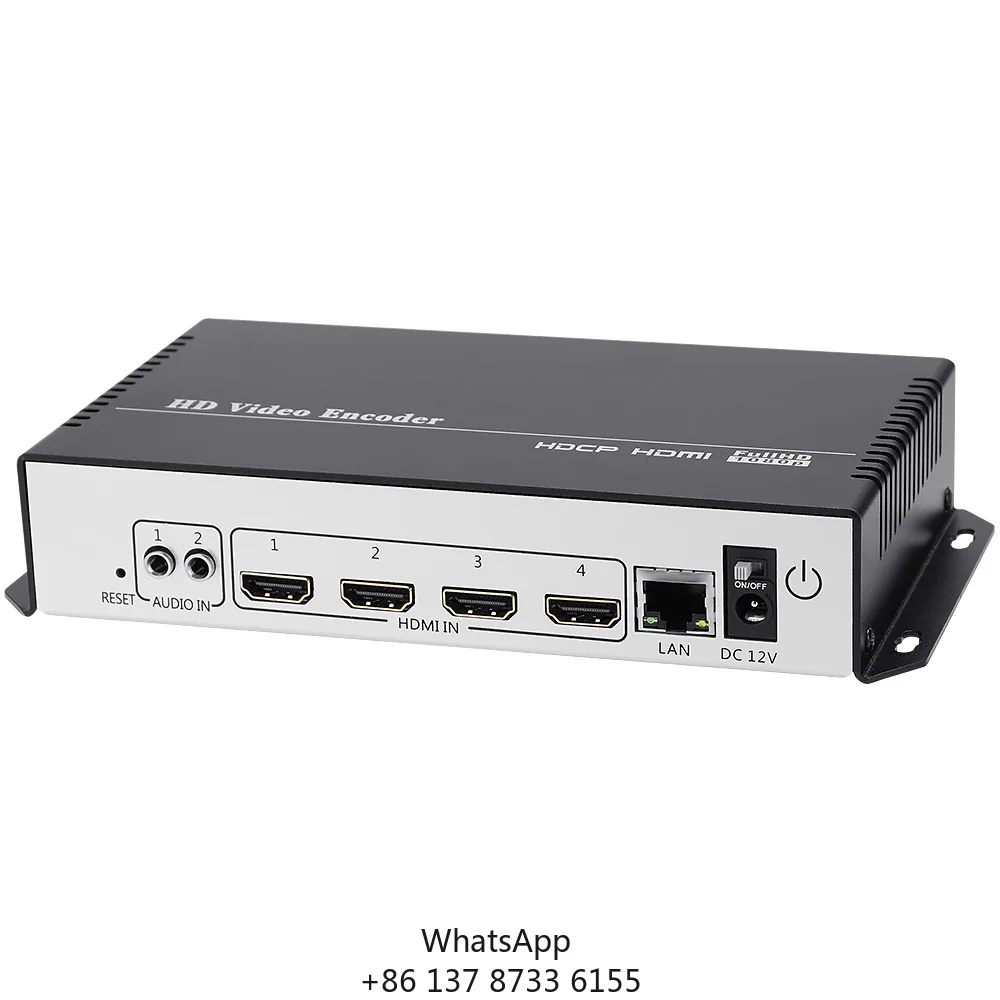 4 Channels H.265 H.264 Rtmp Srt Stream Video Encoder Hdcp Hd Hdmi To Ip Live Streaming Encoder
4 Channels H.265 H.264 Rtmp Srt Stream Video Encoder Hdcp Hd Hdmi To Ip Live Streaming Encoder