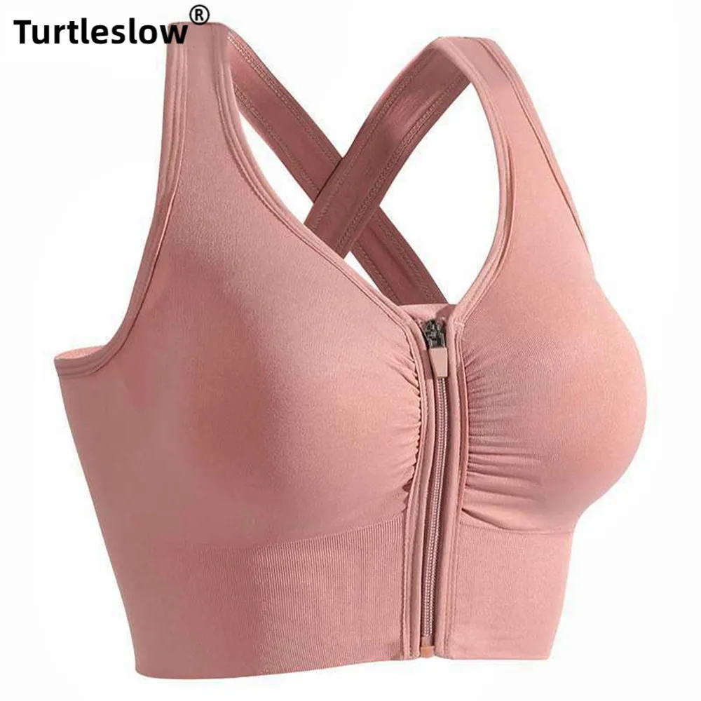 Hotselling Women's Gathering Back Yoga Vest Front Zipper No Steel Ring Bras Fitness Running Shockproof Quick Drying Sports Bra
Hotselling Women's Gathering Back Yoga Vest Front Zipper No Steel Ring Bras Fitness Running Shockproof Quick Drying Sports Bra