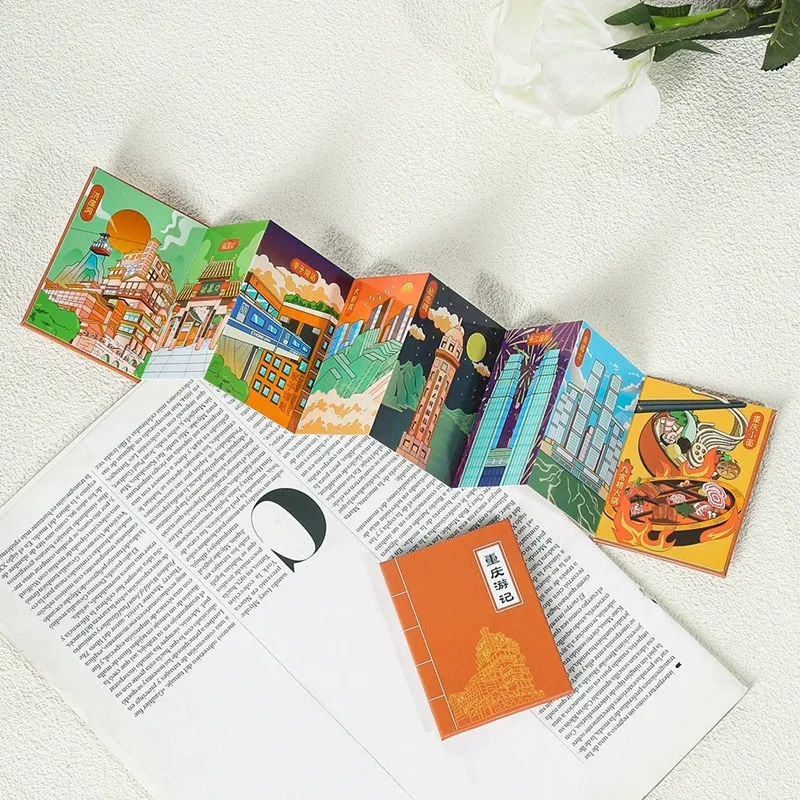 Customized. Pocket Folding Book Customized Magnetic Suction Travel Clock-in Commemorative Cultural and Promotion Periph
Customized. Pocket Folding Book Customized Magnetic Suction Travel Clock-in Commemorative Cultural and Promotion Periph