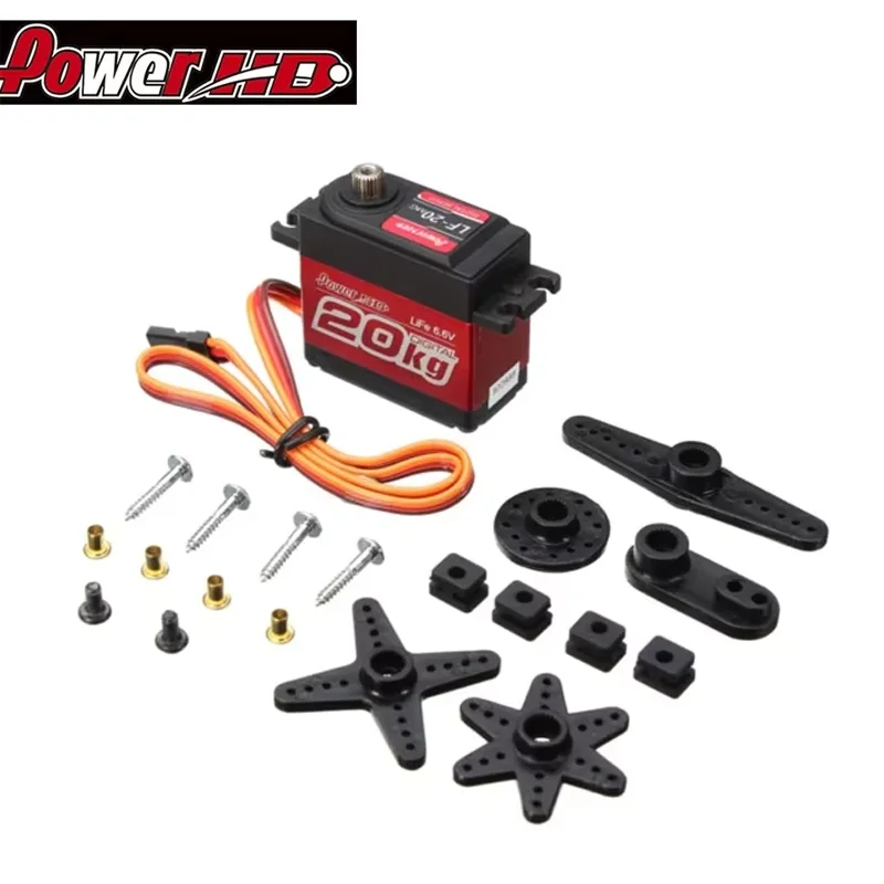 Power HD LF-20MG 20KG Digital Servo suitable for the model aircraft, car model 1:10 1:8 models, robots
Power HD LF-20MG 20KG Digital Servo suitable for the model aircraft, car model 1:10 1:8 models, robots