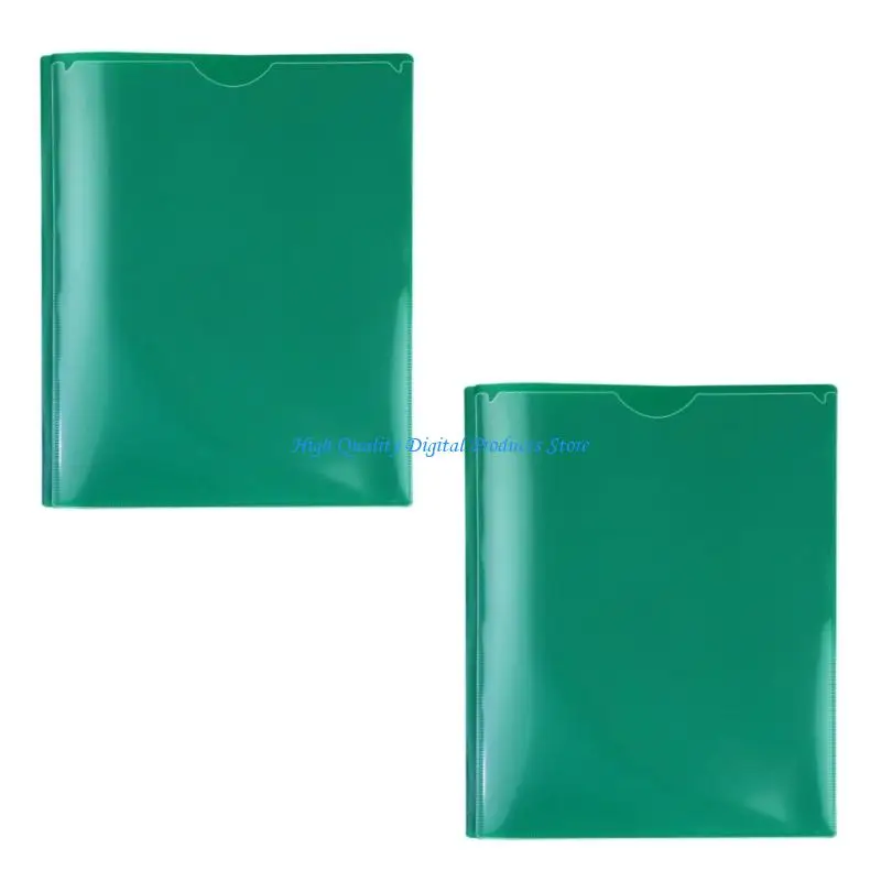 U2JE 2Pcs 3 Prongs File Bag with Two Pocket Letter Size Document Organiser with Clear Front Pocket for School Office Supplies
U2JE 2Pcs 3 Prongs File Bag with Two Pocket Letter Size Document Organiser with Clear Front Pocket for School Office Supplies