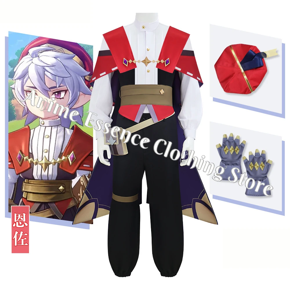 New Roco Kingdom World Enzo Fiesta Carnival Halloween Cosplay Costumes Game Cloak Halloween Carnival Party
New Roco Kingdom World Enzo Fiesta Carnival Halloween Cosplay Costumes Game Cloak Halloween Carnival Party