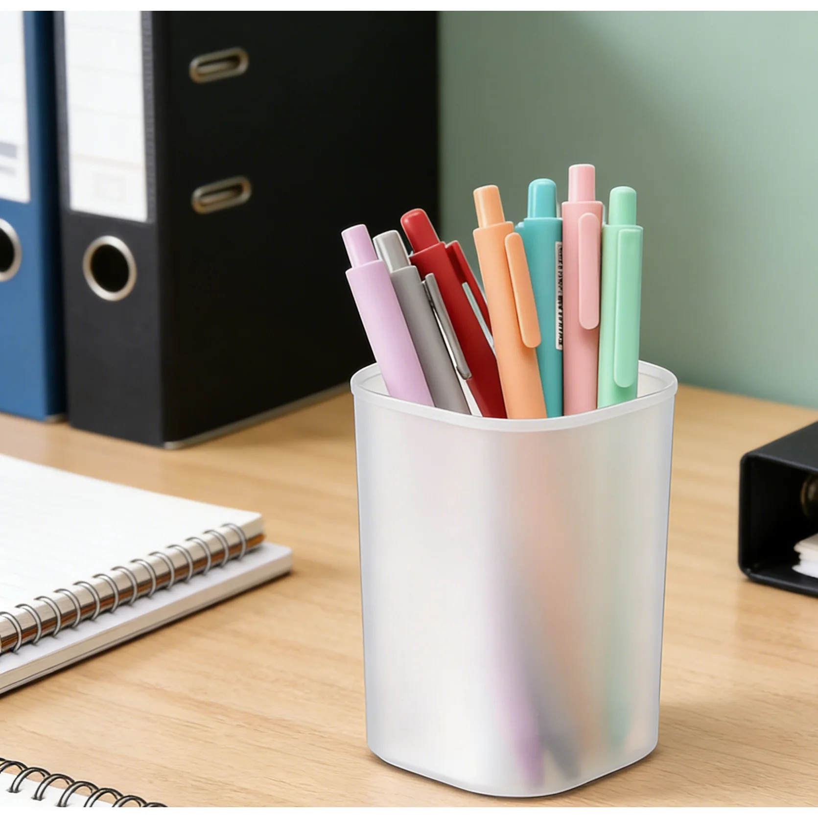 16pcs Transparent Round Pen Holders for Desk Organizers, Supplies, Office & Storage - Transparent Holders Suitable for Markers
16pcs Transparent Round Pen Holders for Desk Organizers, Supplies, Office & Storage - Transparent Holders Suitable for Markers