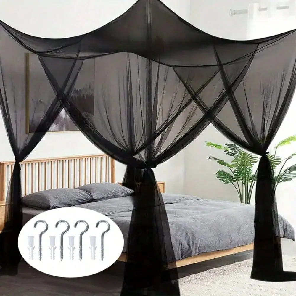 Canopy Bed Curtain, Elegant Canopy Bed Curtain, Large Bed, Halloween Decoration, Gothic Room Decoration Aesthetics, Square Mosq
Canopy Bed Curtain, Elegant Canopy Bed Curtain, Large Bed, Halloween Decoration, Gothic Room Decoration Aesthetics, Square Mosq