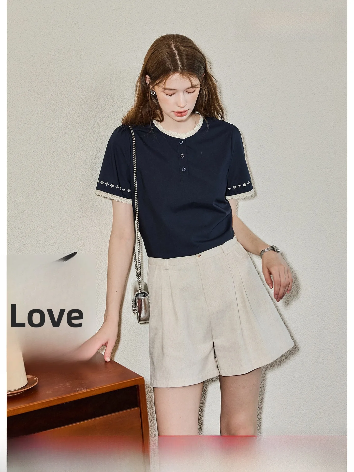 KUHNMARVIN Casual Style Short Sleeve Embroidered Lace Women's Shirt Versatile Commute Top Breathable Polyester Blend Summer N...
KUHNMARVIN Casual Style Short Sleeve Embroidered Lace Women's Shirt Versatile Commute Top Breathable Polyester Blend Summer N...