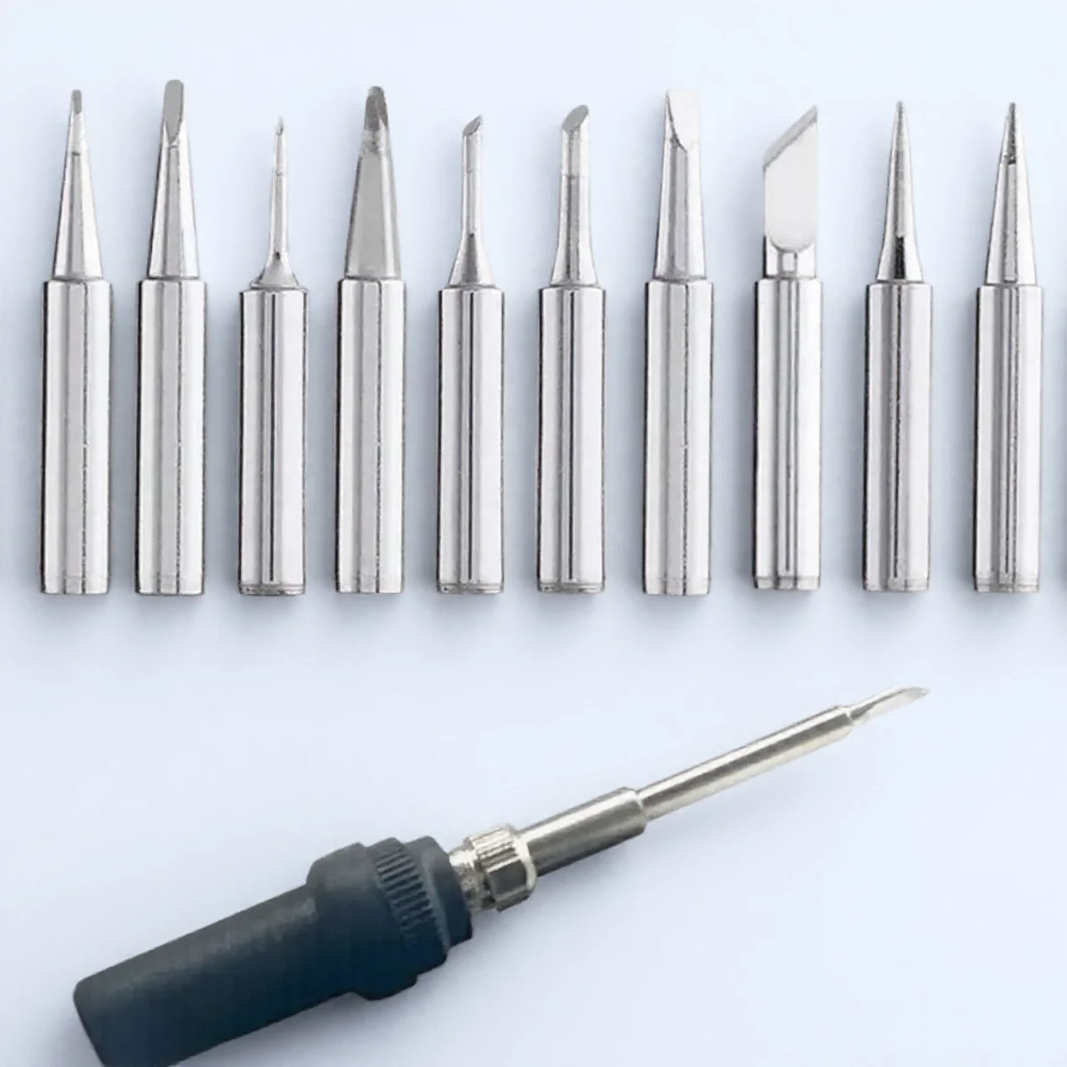5/10Pcs Soldering Iron Tips Set Welding Iron Head Replacement for Soldering Station Tools Accessories
5/10Pcs Soldering Iron Tips Set Welding Iron Head Replacement for Soldering Station Tools Accessories