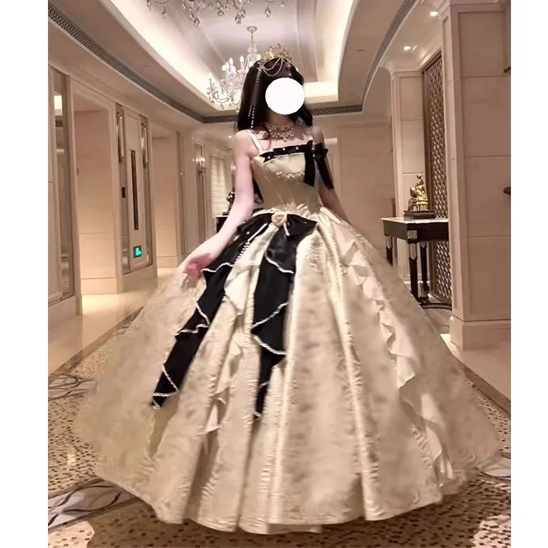 Вечернее платье Ele Lolita: Нежное длинное платье-принцесса для женщин на день рождения, вечеринку, банкет, красивое платье для студенток и взрослых на церемонию
Вечернее платье Ele Lolita: Нежное длинное платье-принцесса для женщин на день рождения, вечеринку, банкет, красивое платье для студенток и взрослых на церемонию