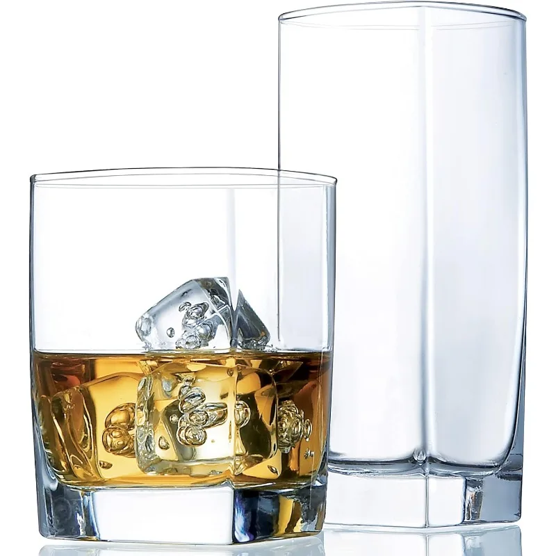 Collins Everyday Drinking Glasses Set of 16 Drinkware Kitchen Glasses for Cocktail
Collins Everyday Drinking Glasses Set of 16 Drinkware Kitchen Glasses for Cocktail