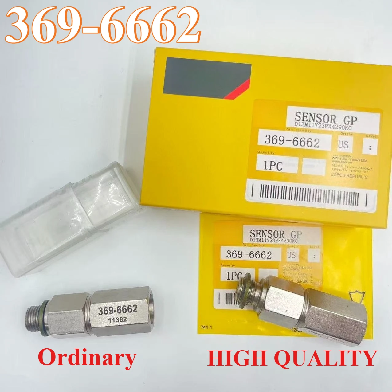 3696662 369-6662 Fuel Check Valve Common Rail Engine Part Pressure Regulator Valve for 330 336D C7 C9
3696662 369-6662 Fuel Check Valve Common Rail Engine Part Pressure Regulator Valve for 330 336D C7 C9