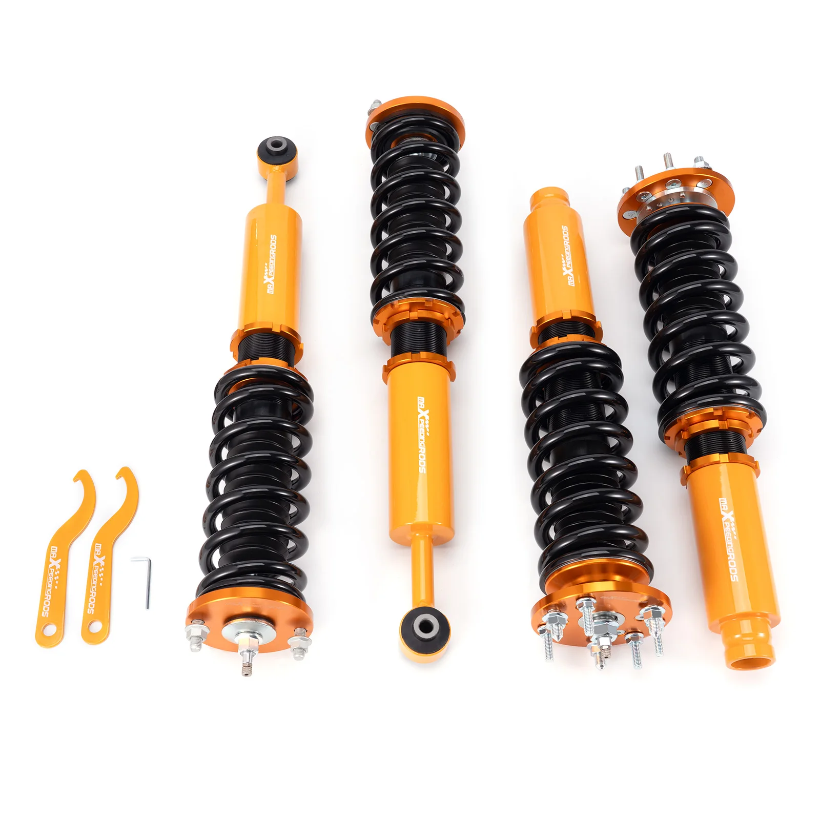Front & Rear Coilover 24 Click Damper Suspension Kit For Honda Accord 2003-2007 For Honda Acura TL/TL Type-S 2004-2008
Front & Rear Coilover 24 Click Damper Suspension Kit For Honda Accord 2003-2007 For Honda Acura TL/TL Type-S 2004-2008