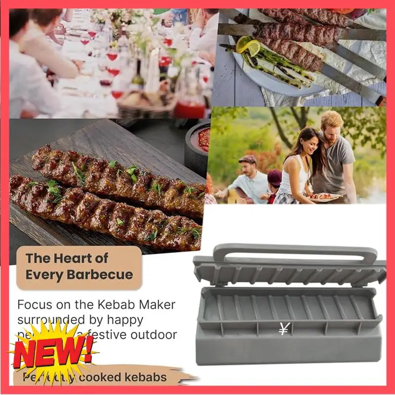 B17C Kebab Maker Manual Kebab Press Kebabs Grilling Outdoor Barbecue Skewers Tools BBQ Grilling Abrasive, Fine Workmanship
B17C Kebab Maker Manual Kebab Press Kebabs Grilling Outdoor Barbecue Skewers Tools BBQ Grilling Abrasive, Fine Workmanship