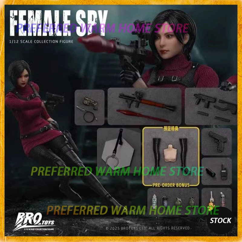 In Stock Originate BROTOYS LR011 Ada Wong Model Toys 1/12 Scale Female Warrior Model Biohazard MISS WONG FEMALE SPY
In Stock Originate BROTOYS LR011 Ada Wong Model Toys 1/12 Scale Female Warrior Model Biohazard MISS WONG FEMALE SPY
