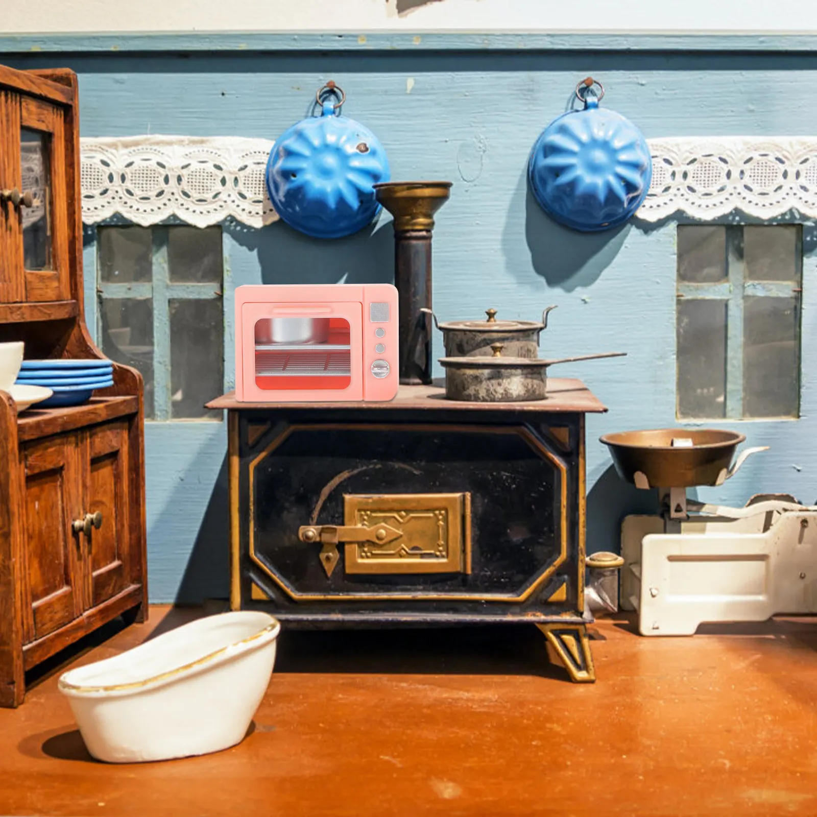Dollhouse Miniature Oven PP Material Realistic Kitchen Decor Compact Portable for Dollhouse Kitchen Scene Prop Miniature Oven
Dollhouse Miniature Oven PP Material Realistic Kitchen Decor Compact Portable for Dollhouse Kitchen Scene Prop Miniature Oven