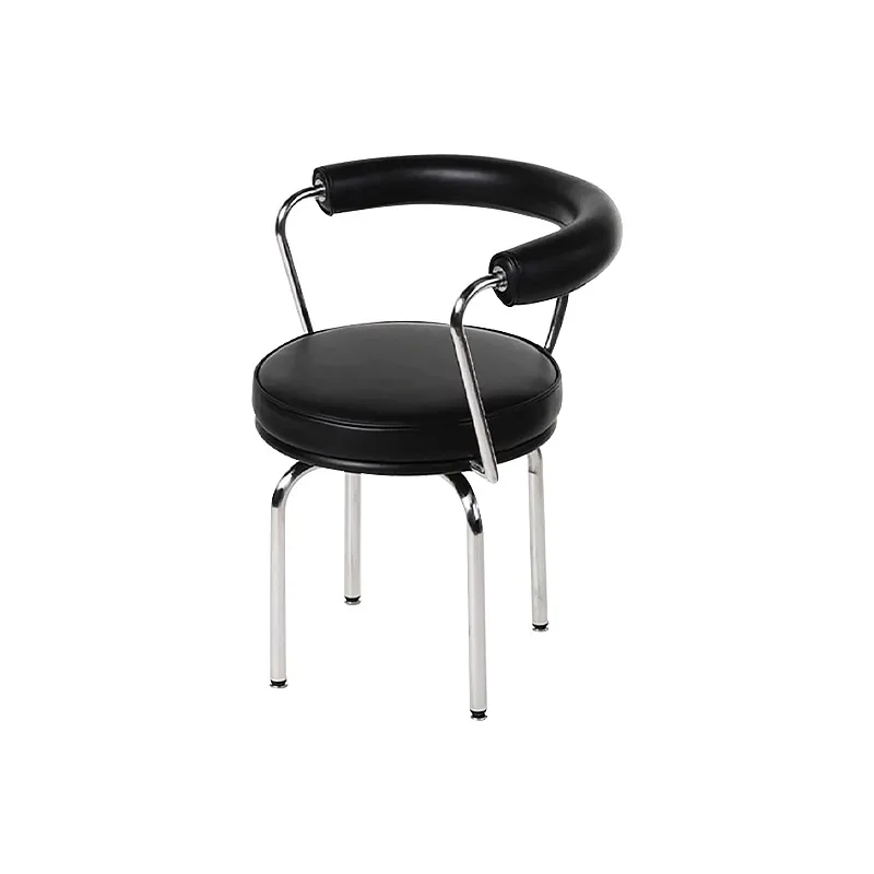 Simple style household stainless steel dining chair light luxury conference negotiation reception back chair Bauhaus leather
Simple style household stainless steel dining chair light luxury conference negotiation reception back chair Bauhaus leather