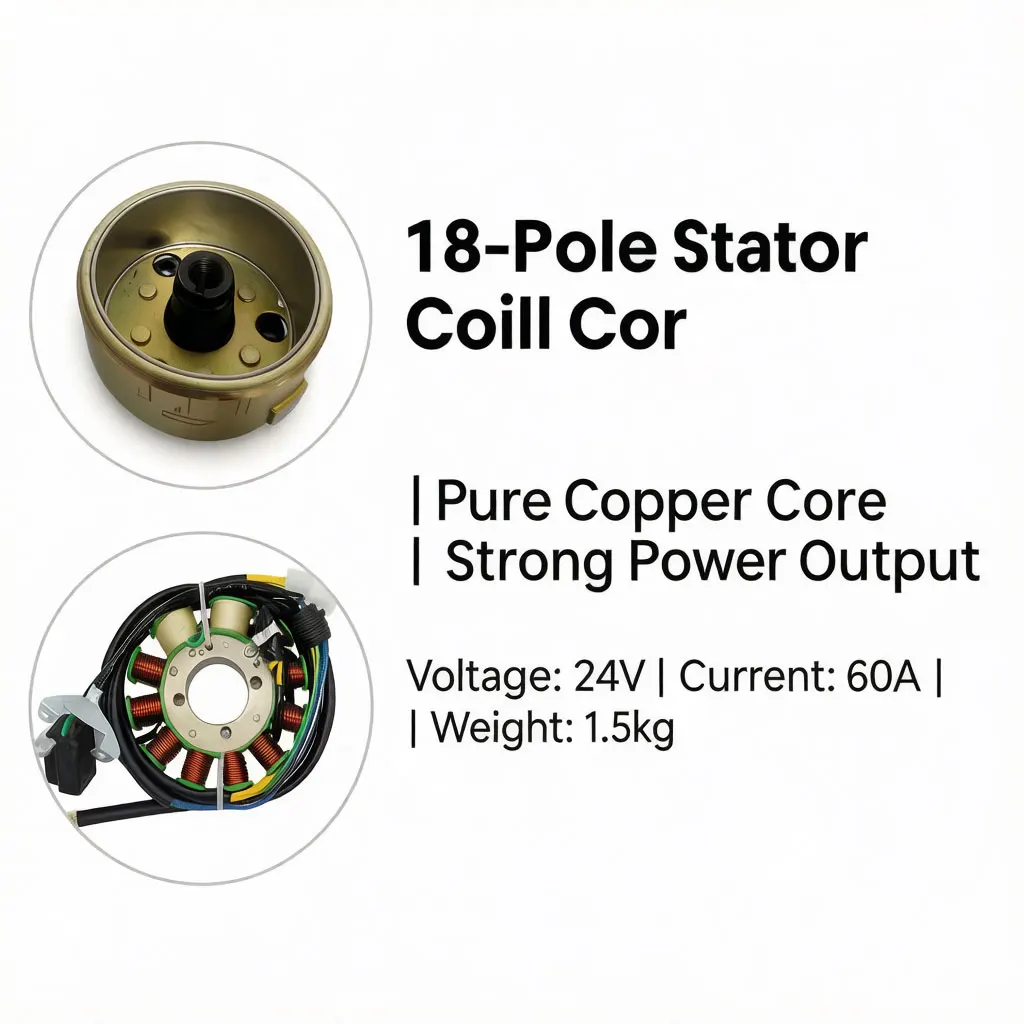 CG250 Stator Magnets Rotor Coil Motorcycle Engine Parts 11 Poles Magneto Generator for CG250 Motorbike Accessories
CG250 Stator Magnets Rotor Coil Motorcycle Engine Parts 11 Poles Magneto Generator for CG250 Motorbike Accessories