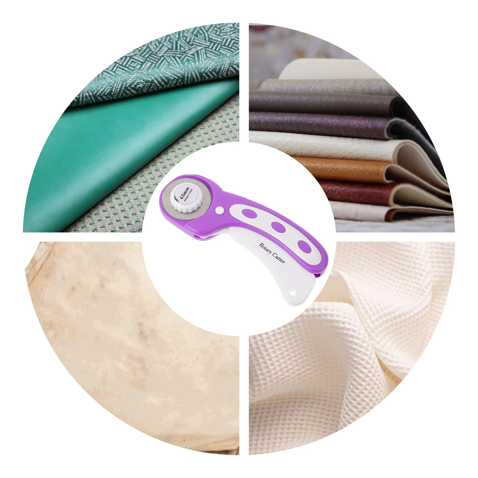 1Pcs Quilting Roller Cutter High Quality Ergonomic Handle Fabric Paper Cutting Tool for Sewing Crafts Industrial Use
1Pcs Quilting Roller Cutter High Quality Ergonomic Handle Fabric Paper Cutting Tool for Sewing Crafts Industrial Use