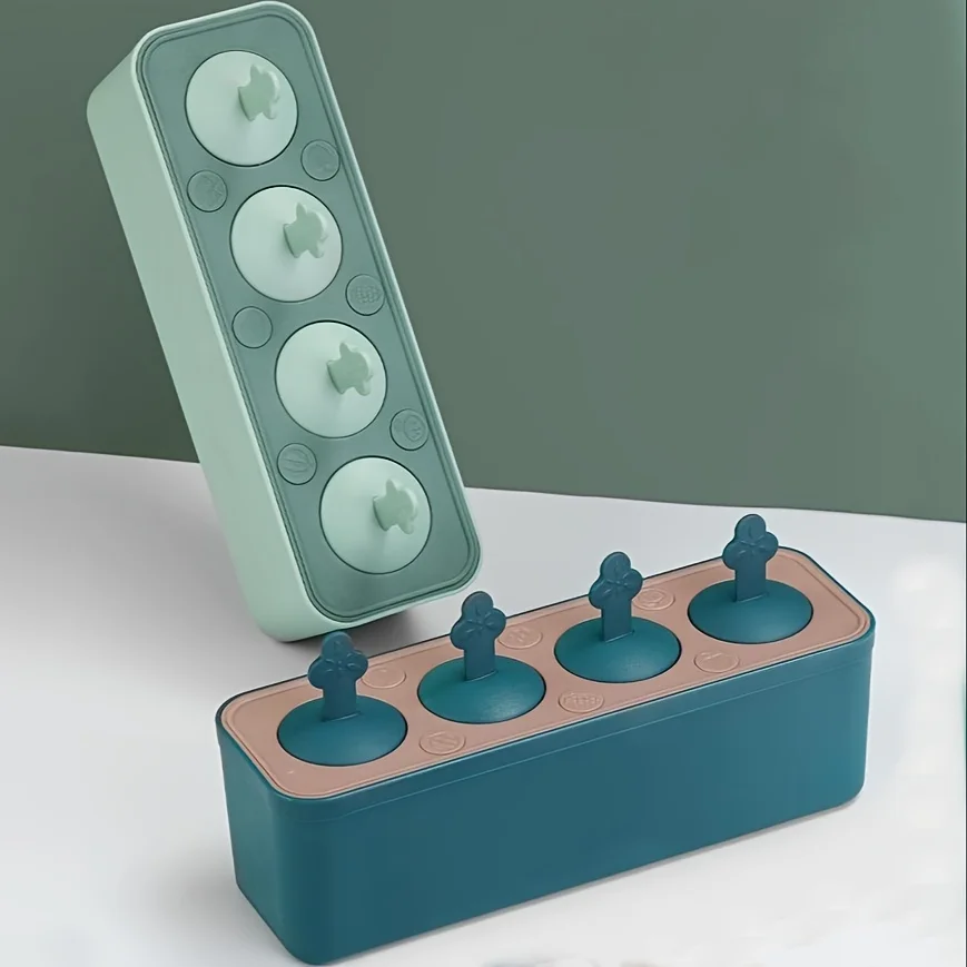 Festive 4-Piece Reusable Silicone Ice Molds - Perfect for DIY Ice Pops and Treats
Festive 4-Piece Reusable Silicone Ice Molds - Perfect for DIY Ice Pops and Treats