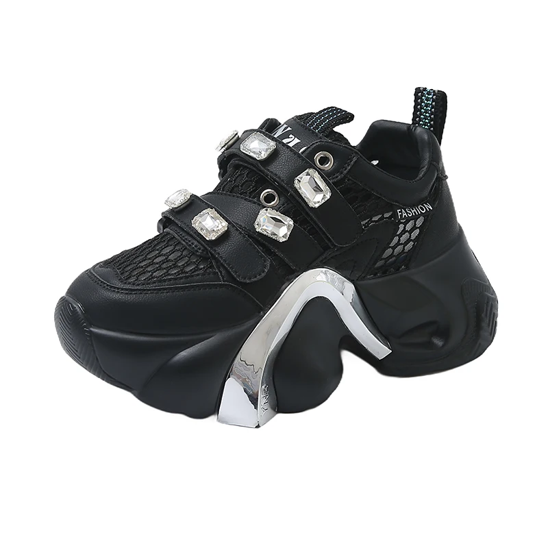 Модные осенние женские кроссовки на массивном каблуке 8 см, блестящие бриллианты, повседневная обувь для папы на высокой платформе, удобные спортивные кроссовки на скрытом каблуке
Модные осенние женские кроссовки на массивном каблуке 8 см, блестящие бриллианты, повседневная обувь для папы на высокой платформе, удобные спортивные кроссовки на скрытом каблуке
