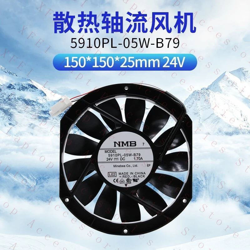 D FOR NMB 5910PL-05W-B79 24V 17038 17 cm inverter cooling fan
D FOR NMB 5910PL-05W-B79 24V 17038 17 cm inverter cooling fan