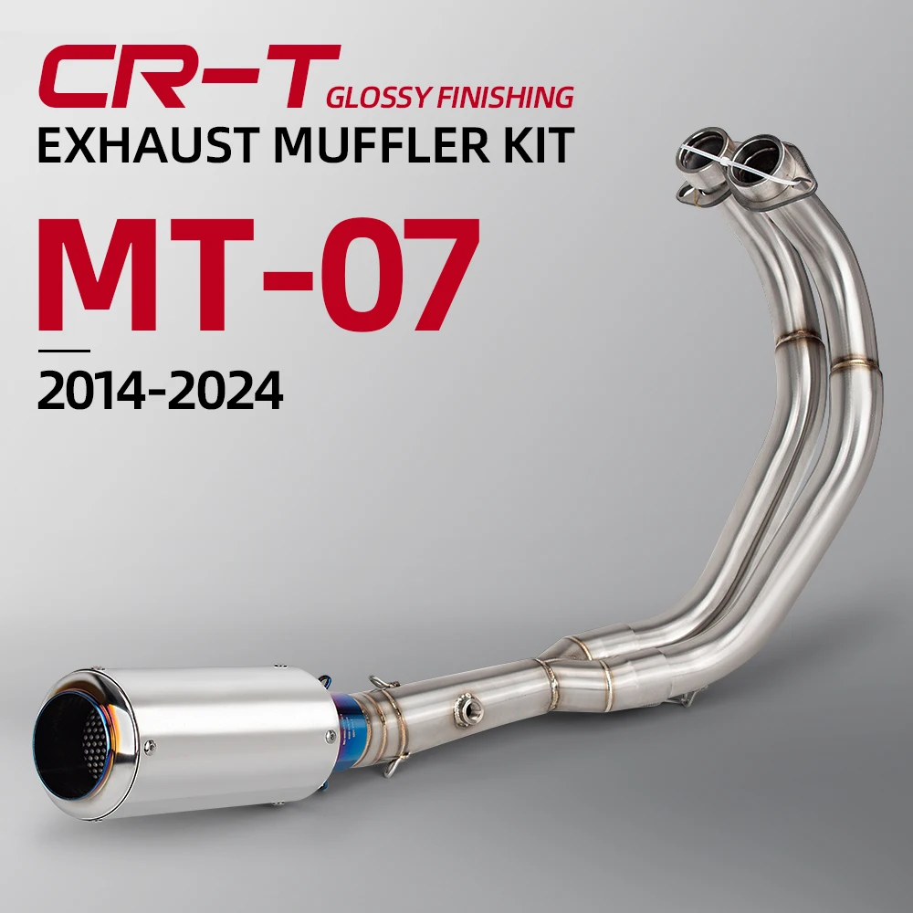 For YAMAHA MT07 xsr700 fz07 2014-2024 Exhaust Full System Slip on Motorcycle Front Link Pipe Escape Moto Muffler Tube
For YAMAHA MT07 xsr700 fz07 2014-2024 Exhaust Full System Slip on Motorcycle Front Link Pipe Escape Moto Muffler Tube
