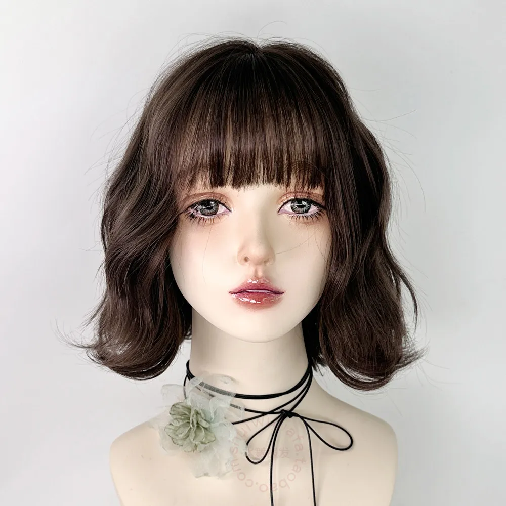 Water dance wig female full head cover short hair short curly hair wool curl lazy curl natural fluffy retro Hong Kong style
Water dance wig female full head cover short hair short curly hair wool curl lazy curl natural fluffy retro Hong Kong style