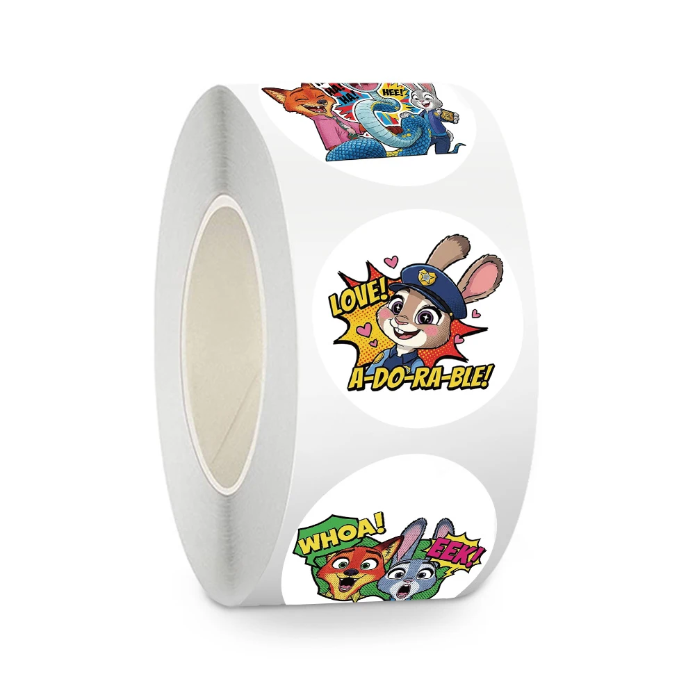500pcs/roll Cartoon Disney Zootopia 2 Reward Stickers Cute Creative Decals Decoration Notebook Phone Stationery Sealing Sticker
500pcs/roll Cartoon Disney Zootopia 2 Reward Stickers Cute Creative Decals Decoration Notebook Phone Stationery Sealing Sticker