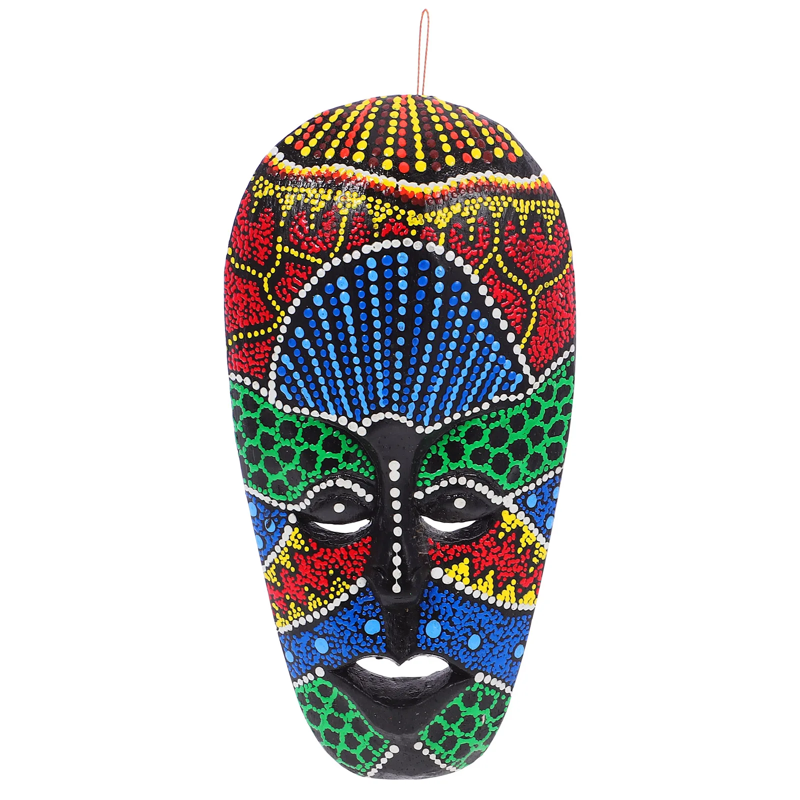 Tribal Mask Ornament Wooden Mask Decorative Carved Mask Ornament Tiki Mask Decor (Random Style)
Tribal Mask Ornament Wooden Mask Decorative Carved Mask Ornament Tiki Mask Decor (Random Style)