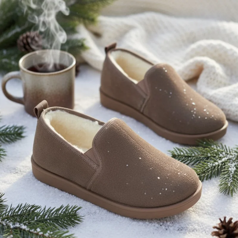 Women's Warm Winter Snow Boots Suede Lined Outdoor Shallow Mouth Comfortable Fit for Cold Weather
Women's Warm Winter Snow Boots Suede Lined Outdoor Shallow Mouth Comfortable Fit for Cold Weather