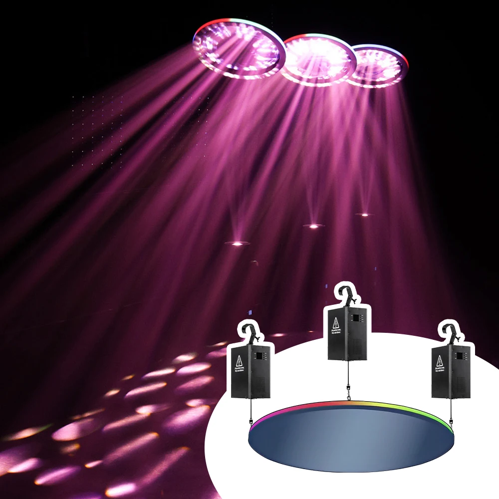 Mirror Disc Dmx Kinetic Led Lights Heavy Weight Dmx Winch Kinetic System Disco Dj Party Light for Night Club Led Rgb Lamps
Mirror Disc Dmx Kinetic Led Lights Heavy Weight Dmx Winch Kinetic System Disco Dj Party Light for Night Club Led Rgb Lamps