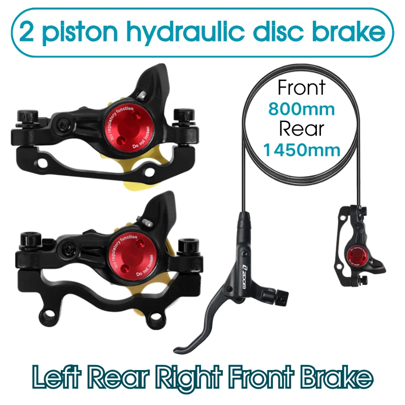 Bicycle Hydraulic Disc Brake Set 2 Piston Oil Pressure MTB Brake 800/1450mm Disc Brake for AM DH E-Bike Scooter Mtb Folding Bike
Bicycle Hydraulic Disc Brake Set 2 Piston Oil Pressure MTB Brake 800/1450mm Disc Brake for AM DH E-Bike Scooter Mtb Folding Bike