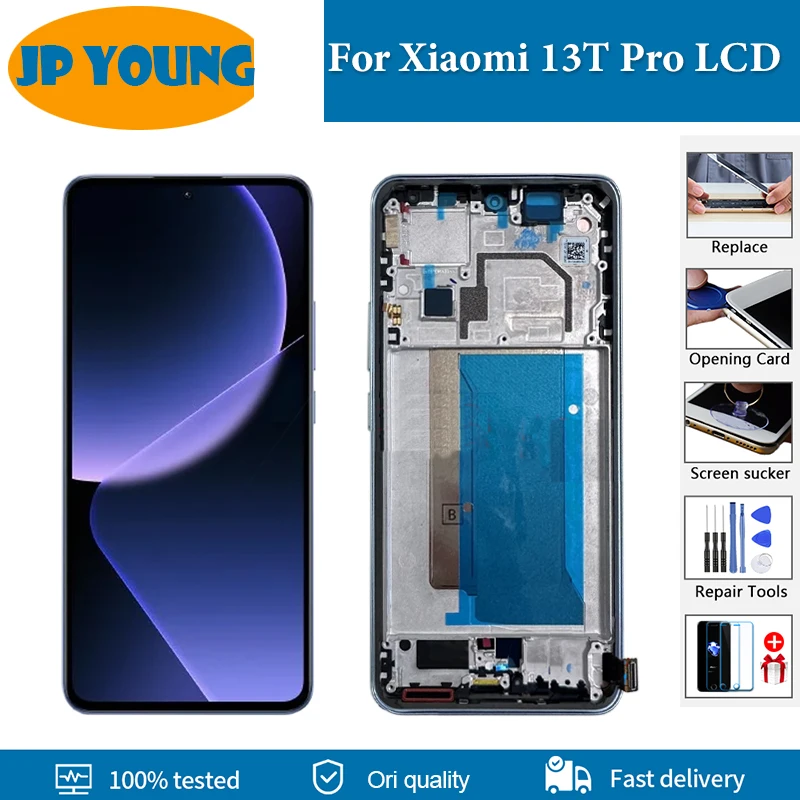 6,67 "AMOLED для Xiaomi 13T Pro ЖК-дисплей с рамкой, дигитайзер сенсорного экрана в сборе для Xiaomi 13TPro, запасные части
6,67 "AMOLED для Xiaomi 13T Pro ЖК-дисплей с рамкой, дигитайзер сенсорного экрана в сборе для Xiaomi 13TPro, запасные части
