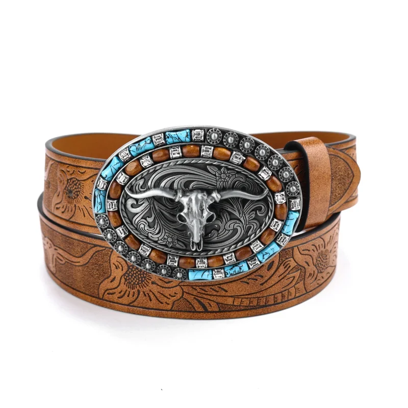 EagleKu Vintage Western Belt Cowboy Belt With Big Buckle Beaded Belt Leather Belt Longhorn Bull Belt Buckle Belt Jeans Belt
EagleKu Vintage Western Belt Cowboy Belt With Big Buckle Beaded Belt Leather Belt Longhorn Bull Belt Buckle Belt Jeans Belt